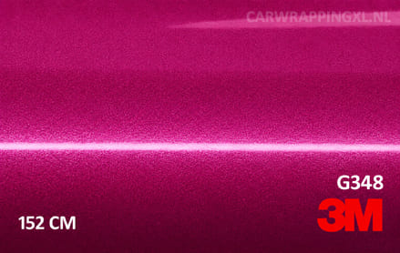 3M 2080 G348 Gloss Fierce Fuschsia car wrap folie