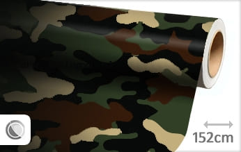 Camouflage leger car wrap folie